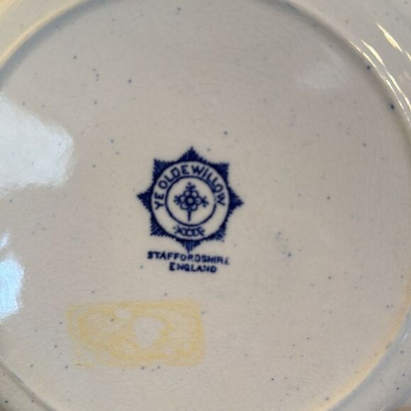 Ye Olde Willow Stafford England 9” Plate - Vintage Condition - See all photos - Picture 6 of 7